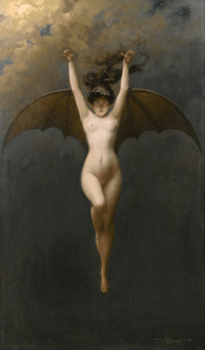 Albert Joseph Penot, La Femme Chauve-Souris, ~1890