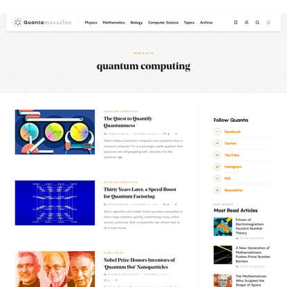 Tag: quantum computing | Quanta Magazine