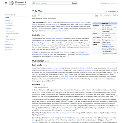Tobi Vail - Wikipedia