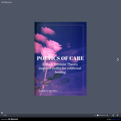 Poetics of Care