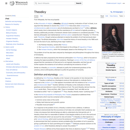 Theodicy - Wikipedia