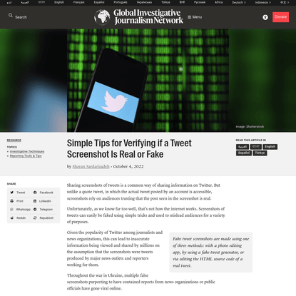 Simple Tips for Verifying if a Tweet Screenshot Is Real or Fake