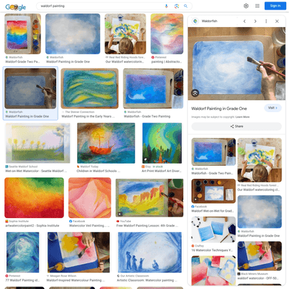 waldorf painting - Google Search