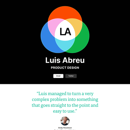 Luis Abreu - Product Design