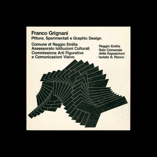 Pitture Sperimentali e Graphic Design, 1979 designed by Franco Grignani