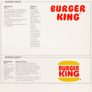Burger King branding