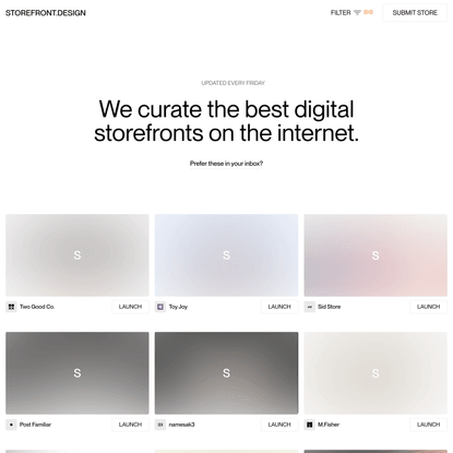 STOREFRONT.DESIGN | The best storefronts on the internet