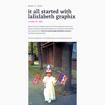 it all started with lalizlabeth graphix