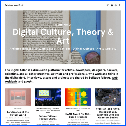 Digital Art in our Solitude Digital Salon | Schloss-Post