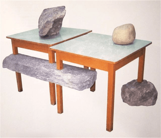 Tony Cragg "Element Plane" table sculpture 1983