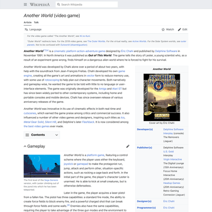 Another World (video game) - Wikipedia