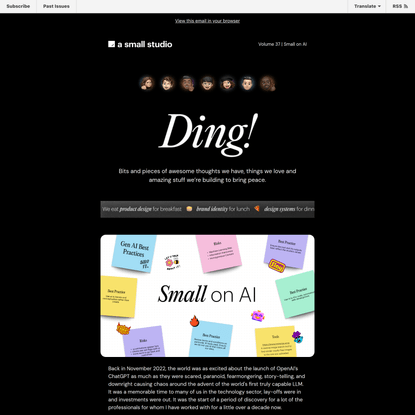 Ding! | Small on AI