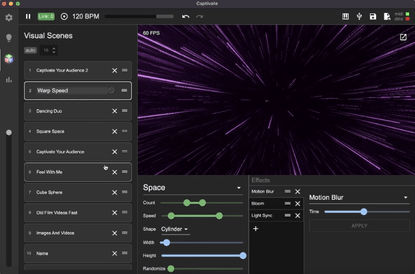 Captivate is a free, open source visual synth and DMX lighting tool - CDM Create Digital Music
