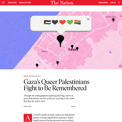 Gaza’s Queer Palestinians Fight to Be Remembered