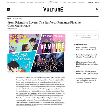 From Friends to Lovers: The Fanfic-to-Romance Pipeline Goes Mainstream