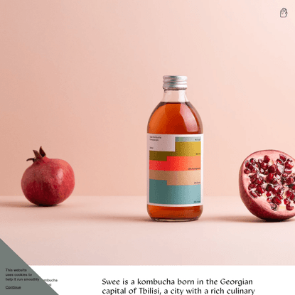 Swee Kombucha branding and packaging design