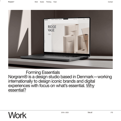 Norgram — Design Studio