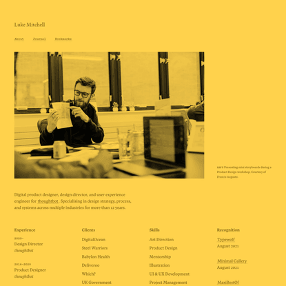 Luke Mitchell | Product Designer