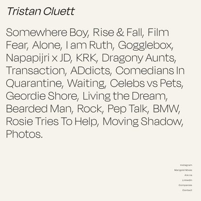 Tristan Cluett