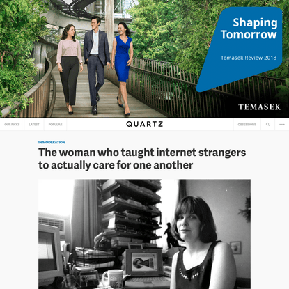The woman who taught internet strangers to actually care for one another