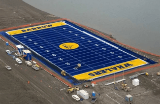 Barrow, Alaska football field