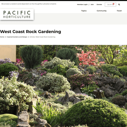 Pacific Horticulture | West Coast Rock Gardening