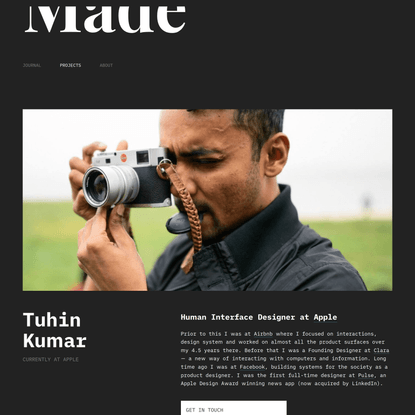 Made | Tuhin Kumar