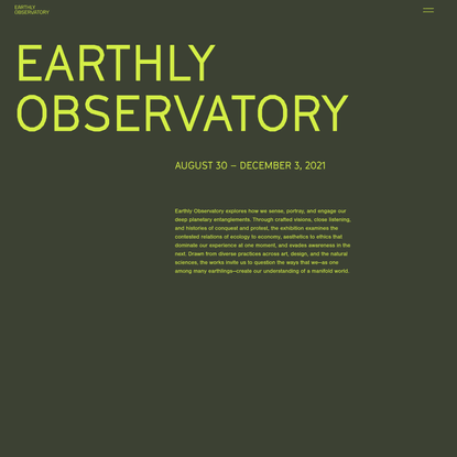 Home - Earthly Observatory