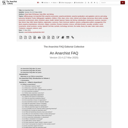 An Anarchist FAQ
