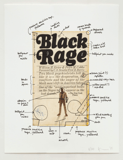 Glenn Ligon, Black Rage, 2015