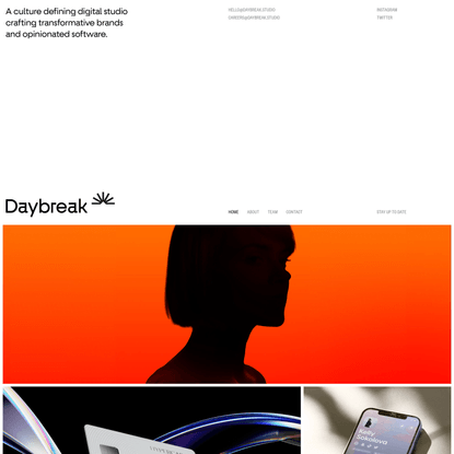 Daybreak — A creative studio