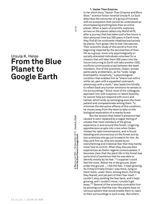 From the Blue Planet to Google Earth by Ursula K.Heise