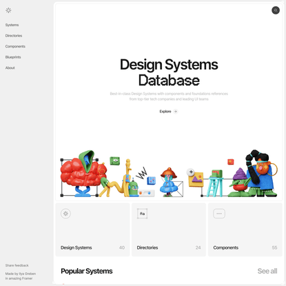 Design Systems Database: Surf among top‑notch Design Systems