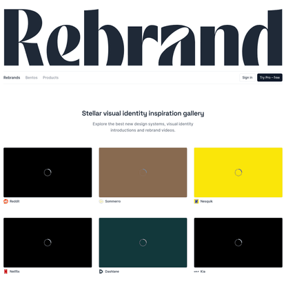 Rebrand — Stellar visual identity inspiration