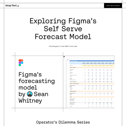 Exploring Figma’s Self Serve Forecast Model