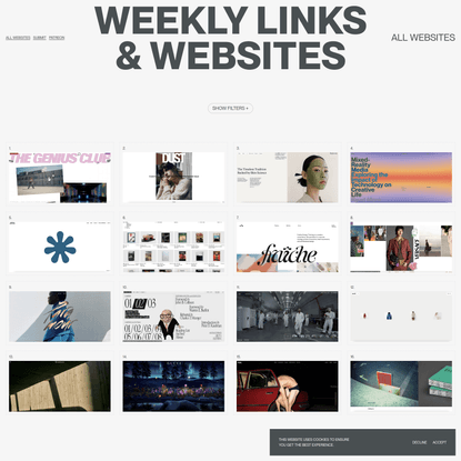 Weekly links & websites