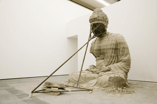 Zhang Huan, Ash Buddha, 2007