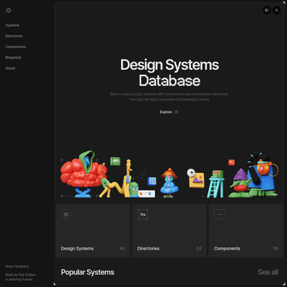 Design Systems Database: Surf among top‑notch Design Systems