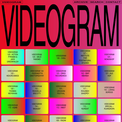 VIDEOGRAM