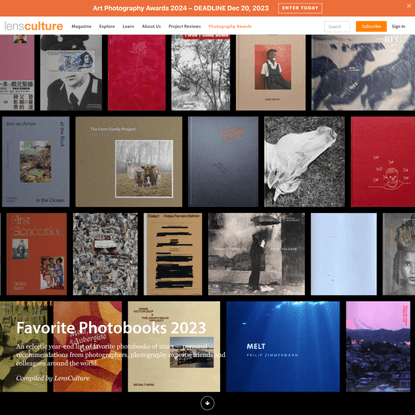 Favorite Photobooks 2023 - Compiled by LensCulture | LensCulture
