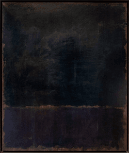 Mark Rothko. Black Blue. 1968