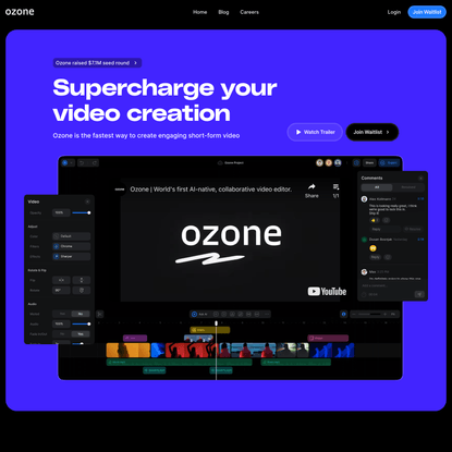 Ozone - Create Videos Faster with AI.