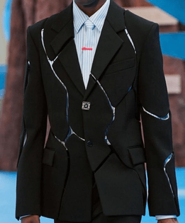 louis vuitton fall 20 deconstructed suit by virgil fucking abloh ❤️