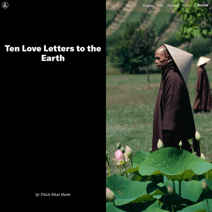 Ten Love Letters to the Earth – Thich Nhat Hanh
