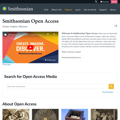 Smithsonian Open Access | Smithsonian Institution