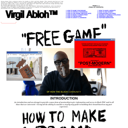 Virgil Abloh™ FREE GAME