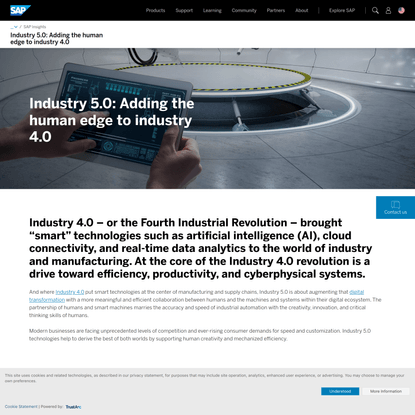 Industry 5.0: Adding the human edge to industry 4.0 | SAP insights
