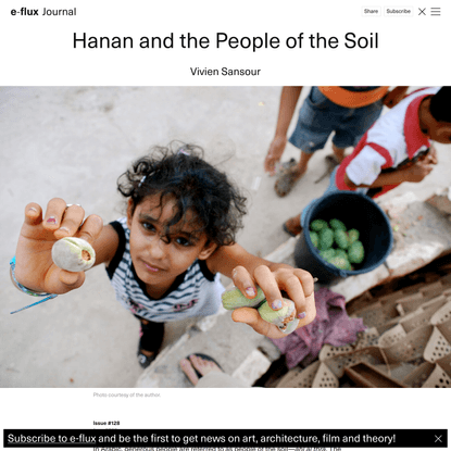 Hanan and the People of the Soil - Journal #128