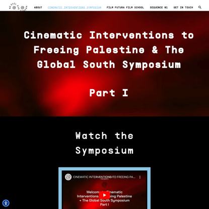 Cinematic Interventions Symposium – NO EVIL EYE CINEMA