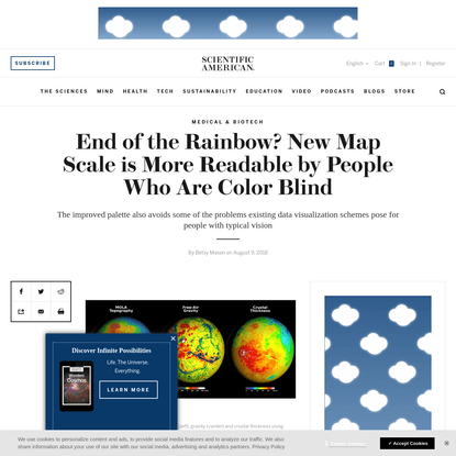 End of the Rainbow? New Map Scale is More Readable by People Who Are Color Blind